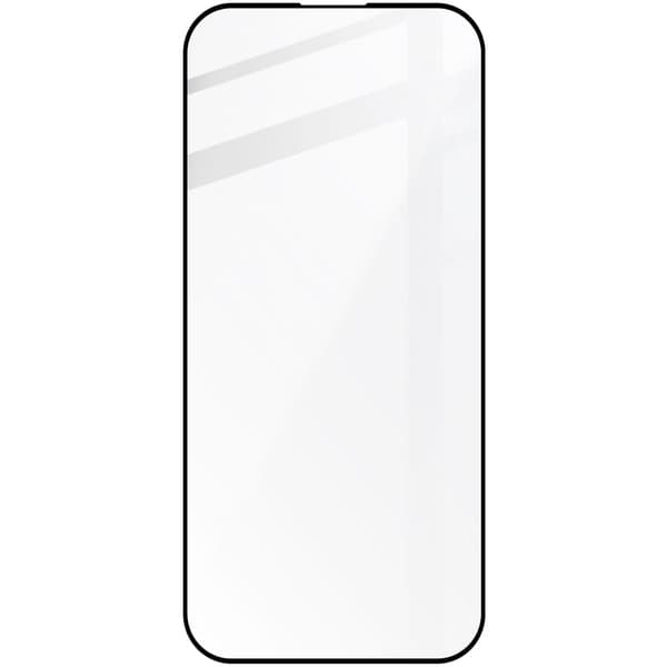 Bizon Glass Edge 2 Hærdet Glas til iPhone 15 Pro, Sort
