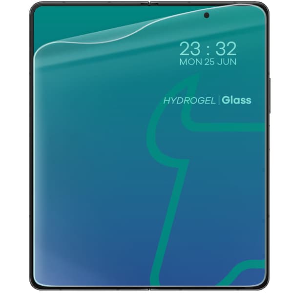 Hydrogelfilm för baksida, framsida och mitten av Bizon Glass Hydrogel, Galaxy Z Fold5