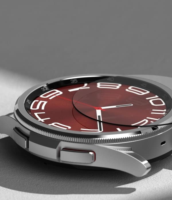 Bizon Glass Watch Klart Hærdet Glas til Galaxy Watch 6 Classic 43mm