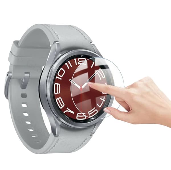 Bizon Glass Watch Klart Hærdet Glas til Galaxy Watch 6 Classic 43mm