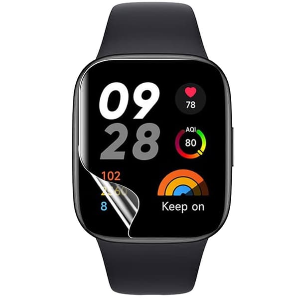 Bizon Glass Watch Hydrogel Skärmskydd för Redmi Watch 3 Active, 2 stycken (klocka)
