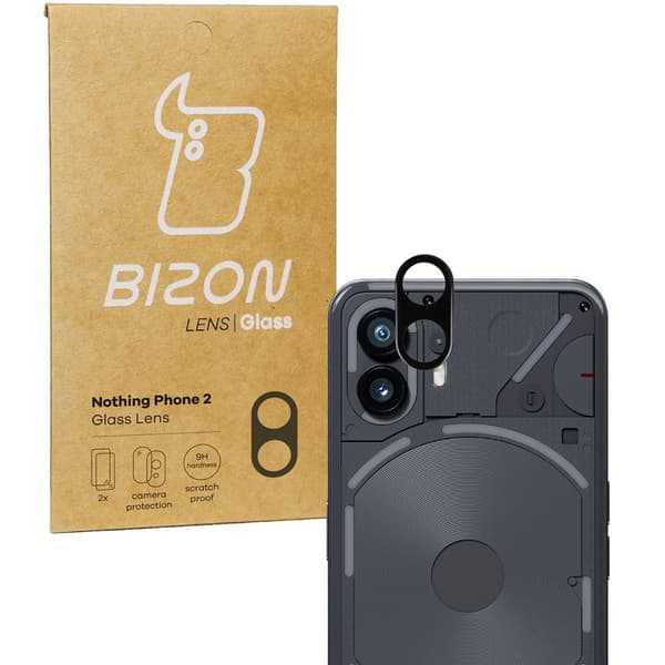 Bizon Glass Lens för Nothing Phone 2, 2 st