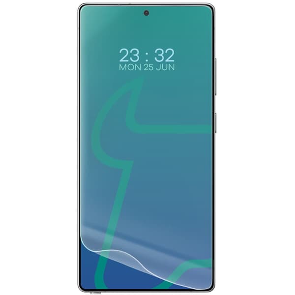 Bizon Glass Hydrogel Pack för Galaxy S25 Ultra baksida och framsida