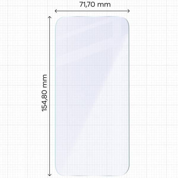 Bizon Glass Mule joustava hybridilasi iPhone 15 Plussalle