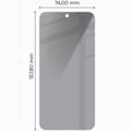 Pikkukuva 2 / 4: Bizon Glass Clear Shadow Privacy -karkaistu lasi Galaxy A35 / A55 5G:lle, sävytetty
