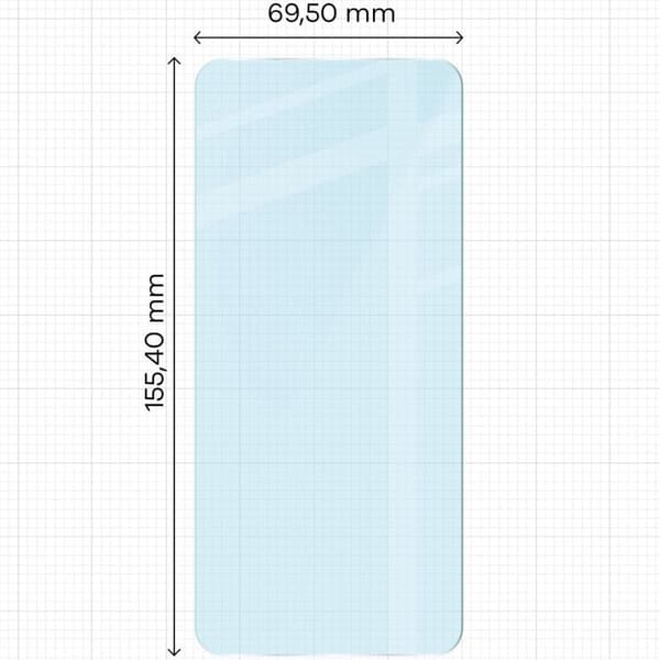 Bizon Glass Clear 2 härdat glas för Xiaomi Poco F6