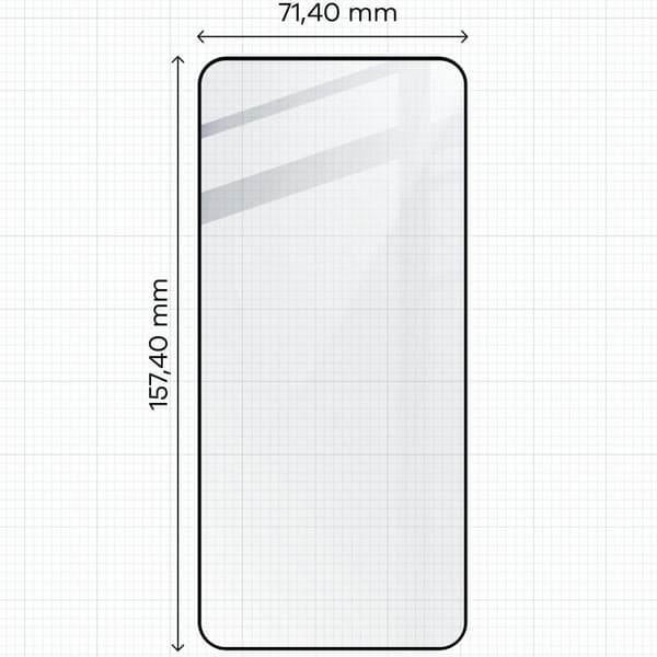 Bizon Glass Edge 2 Härdat Glas för Xiaomi Poco F6 Pro