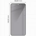 Miniatyrbild 2 av 4: Bizon Glass Edge Shadow Privacy Härdat Glas för Galaxy S23, Tonat med Svart Ram