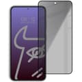 Miniatyrbild 1 av 4: Bizon Glass Edge Shadow Privacy Härdat Glas för Galaxy S23, Tonat med Svart Ram