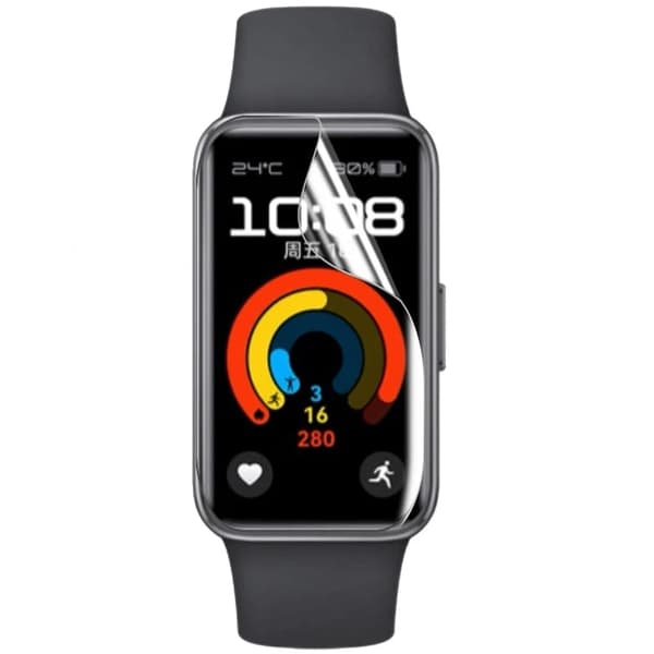 Bizon Glass Watch Hydrogel Skärmskydd för Huawei Band 9 / Band 8, 2 stycken