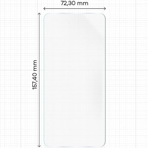 Bizon Glass Hydrogel Frontskærmbeskytter til Realme 12+ 5G, 2 stk.
