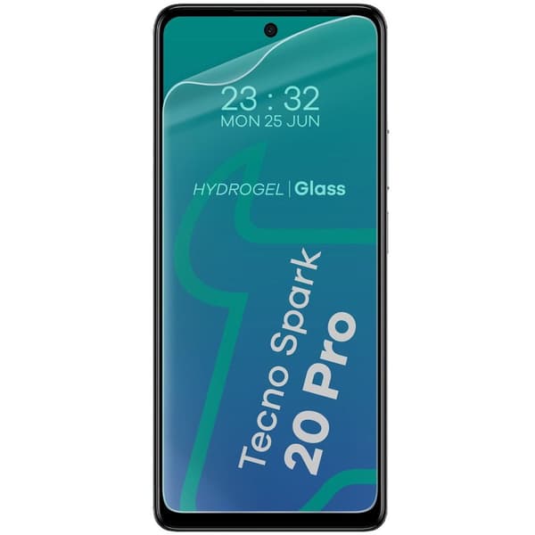 Hydrogelfilm för Bizon Glass Hydrogel framskärm för Tecno Spark 20 Pro, 2 stycken