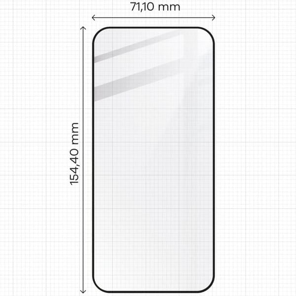 Bizon Glass Edge 2 härdat glas för Huawei Pura 70