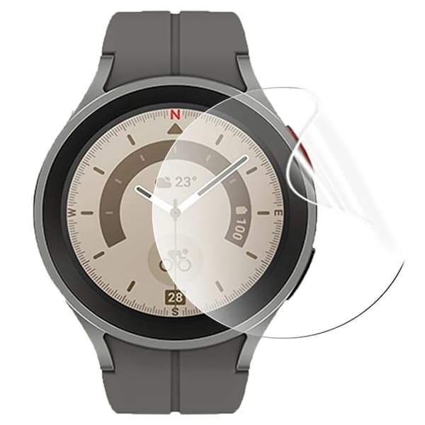 Bizon Glass Watch Hydrogel Skärmskydd för Galaxy Watch 5 Pro 45mm, 2 stycken