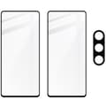 Miniatyrbild 5 av 6: 2x Glas + Kameraglas BIZON Edge 2-pack för Galaxy M55 5G