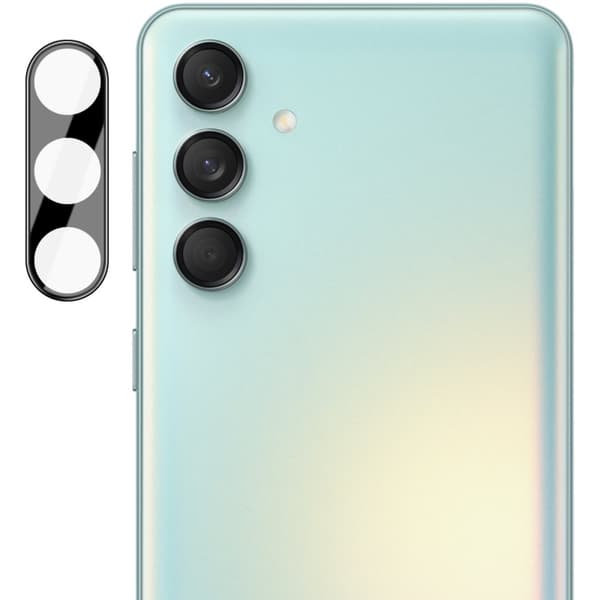 2x Glas + Kameraglas BIZON Edge 2-pack för Galaxy M55 5G