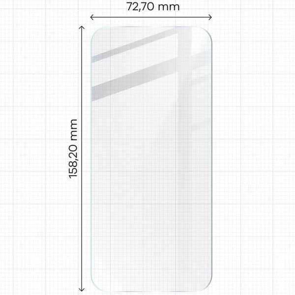 3x Glas + kameralins BIZON Clear 2-pack för Nothing Phone (2a)