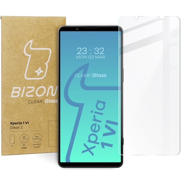 Bizon Glass Clear 2 hærdet glas til Sony Xperia 1 VI