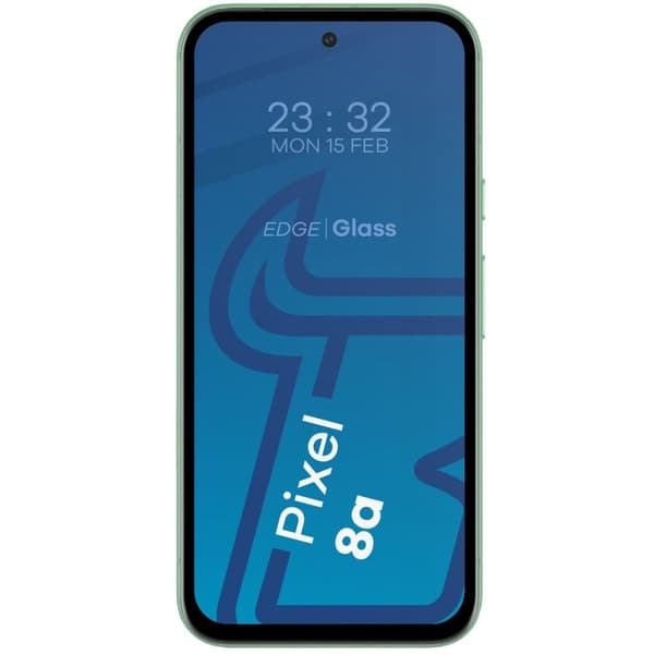 2x Glas + Kameraglas BIZON Edge 2-pack för Google Pixel 8a