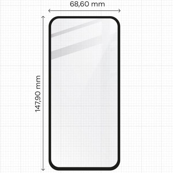 2x Glas + Kameraglas BIZON Edge 2-pack för Google Pixel 8a