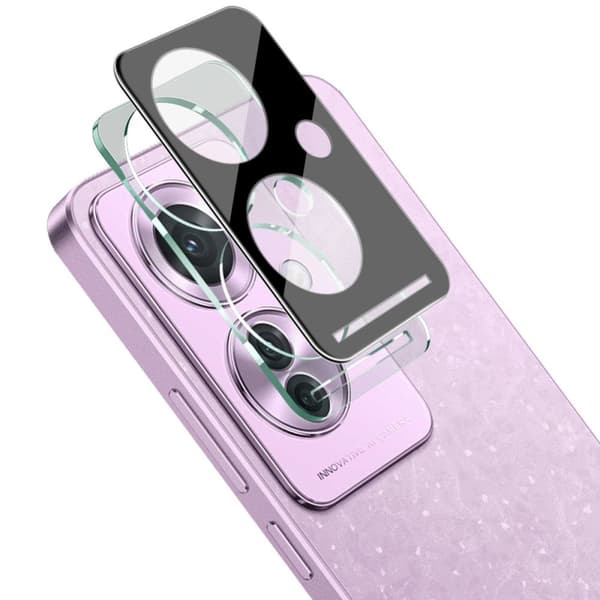3x Glas + Kameraglas BIZON Clear 2-pack för Oppo Reno11 F 5G