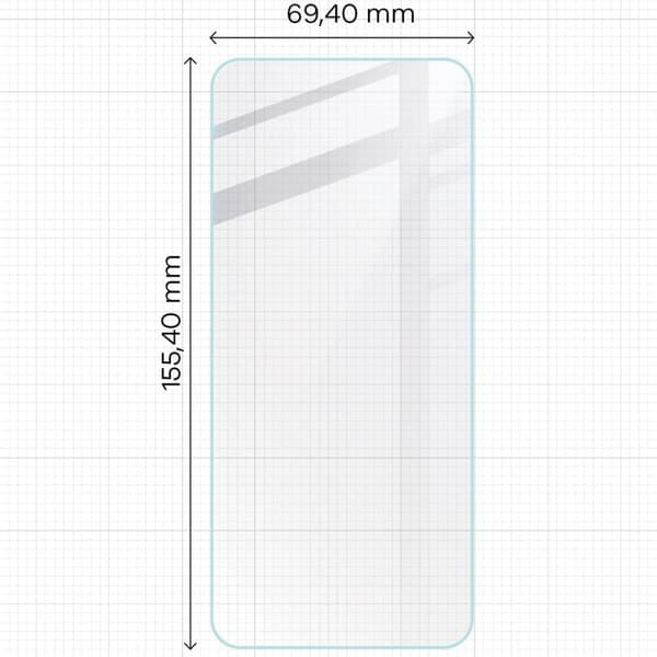3x Glas + Kameraglas BIZON Clear 2-pack för Oppo Reno11 F 5G