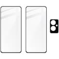Miniatyrbild 5 av 6: 2x Glas + Kameraglas BIZON Edge 2-pack för Oppo Reno11 F 5G