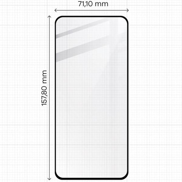 2x Glas + Kameraglas BIZON Edge 2-pack för Oppo Reno11 F 5G