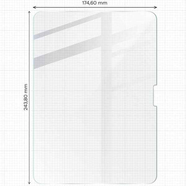 Bizon Film Tab Papirus pappersliknande folie för iPad Air 11"" 7/6 generation. 2025/2024, 2 stycken