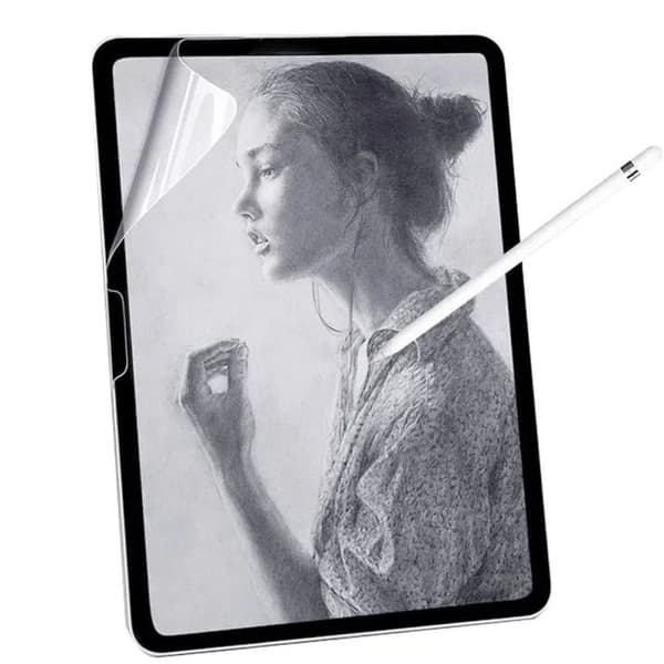 Bizon Film Tab Papirus pappersliknande folie för iPad Pro 11" 5:e generationen. 2024, 2 stycken