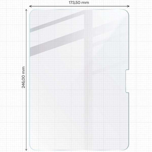 Bizon Film Tab Papirus pappersliknande folie för iPad Pro 11" 5:e generationen. 2024, 2 stycken