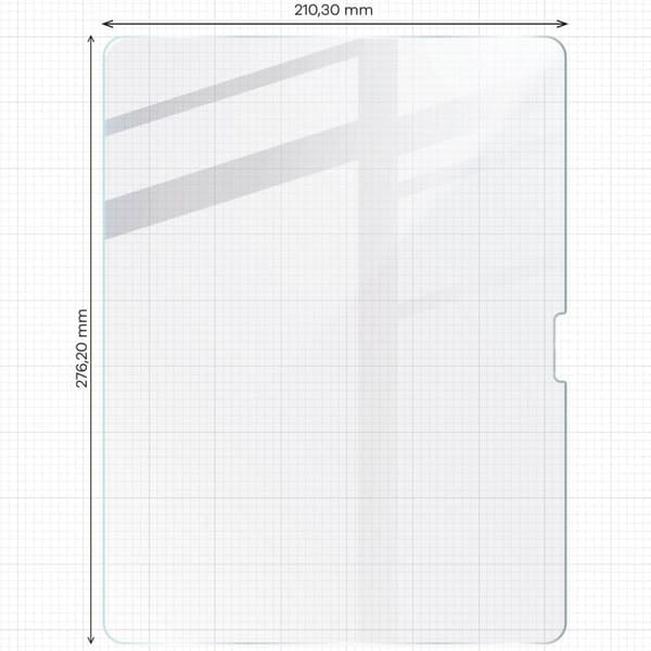 Bizon Film Tab Papirus pappersimitationsfolie för iPad Air 13"" 2025 / 2024, 2 stycken