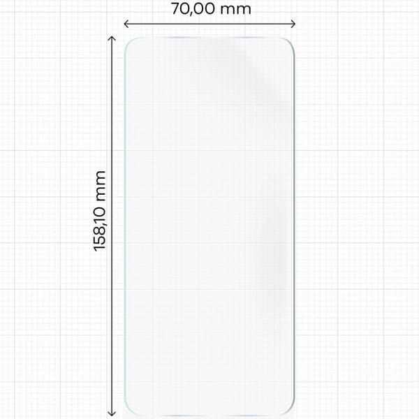 Bizon Glass Hydrogel Frontskærmbeskytter til Realme 12 5G/12x 5G, 2 stk.
