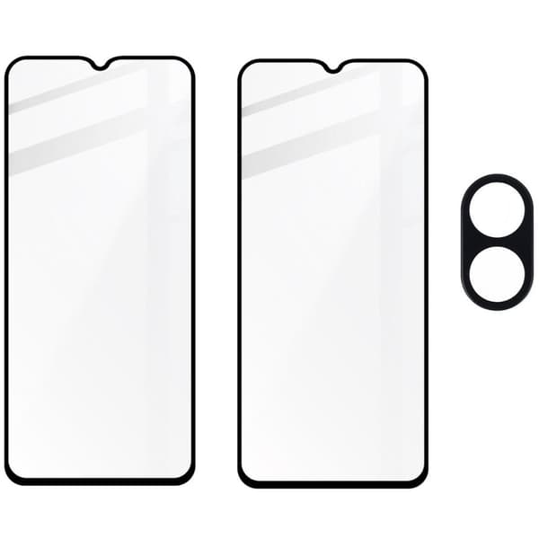 2x Glas + Kameraglas BIZON Edge 2-pak til Oppo A38 4G