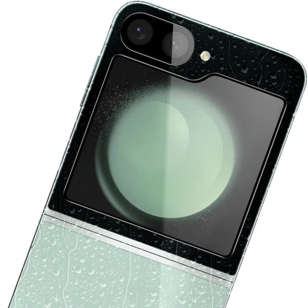 Kameraglas + Eksternt Skærmglas Bizon Glass-linse til Galaxy Z Flip6, 2 sæt