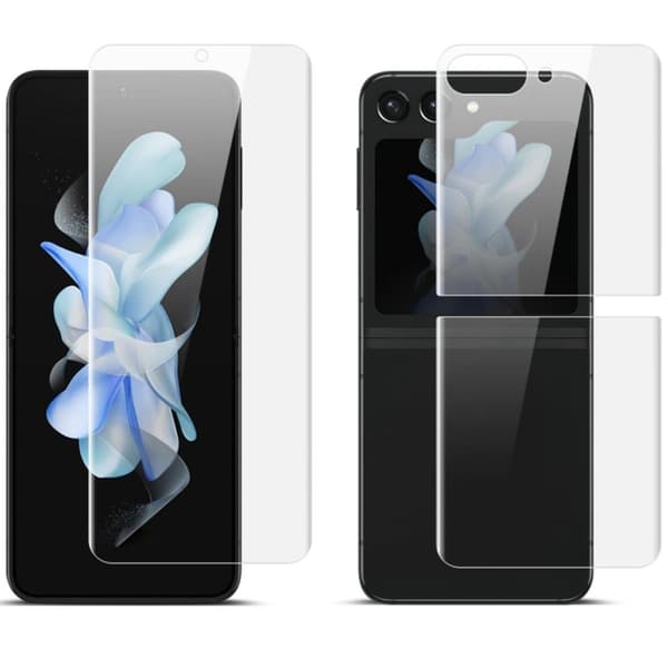 Hydrogelfilm för bak- och framsida Bizon Glass Hydrogel Set, Galaxy Z Flip 6
