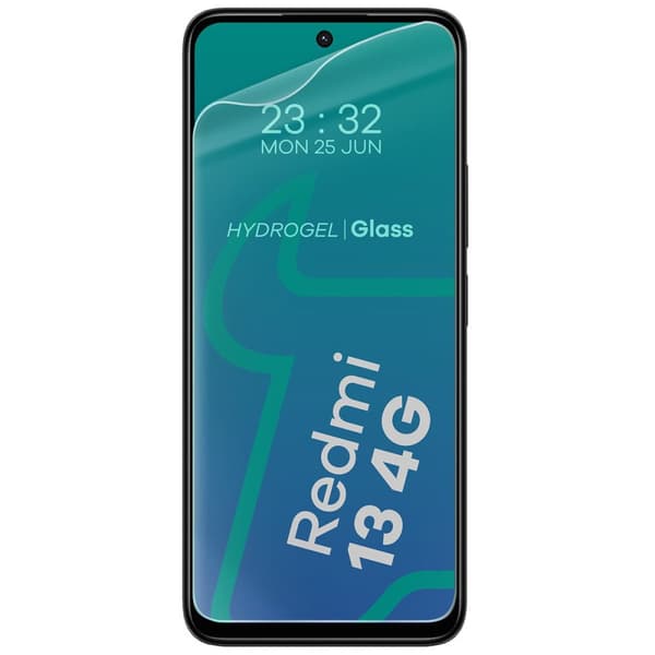 Bizon Glass Hydrogel Framskärmskydd för Xiaomi Redmi 13 4G, 2 st.