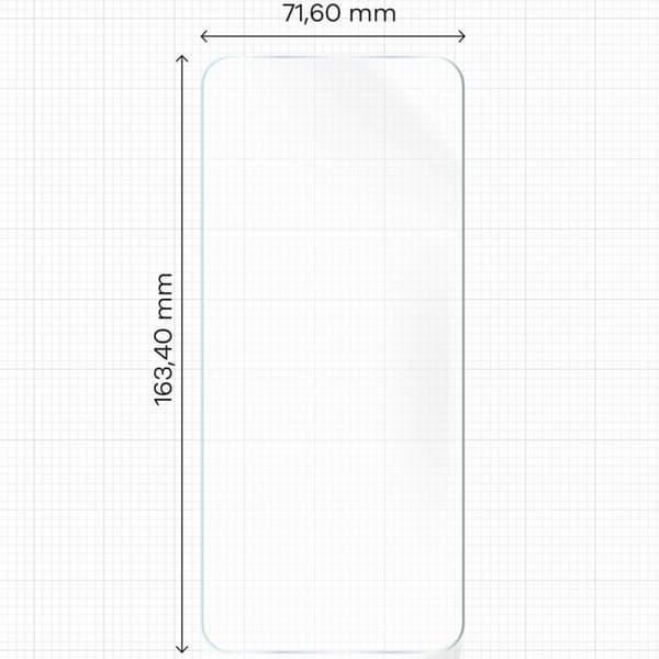 Bizon Glass Hydrogel Framskärmskydd för Xiaomi Redmi 13 4G, 2 st.