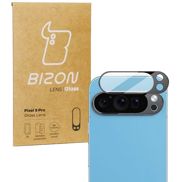 Bizon Glass-lins för Pixel 9 Pro, 2 stycken