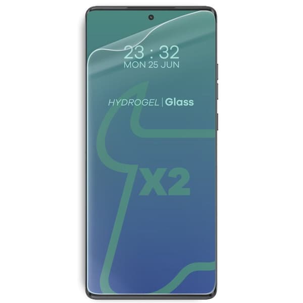 Bizon Glass Hydrogel Frontskærmbeskytter til Motorola Moto G85 5G, 2 stk.