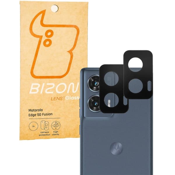 Bizon Glass-lins för Motorola Edge 50 Fusion, 2 stycken