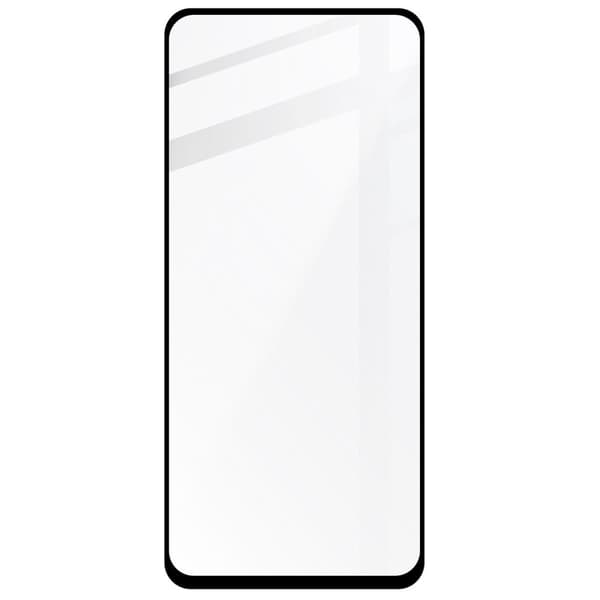 Bizon Glass Edge 2 karkaistusta lasista valmistettu Realme 12 4G -puhelimelle, musta kehys