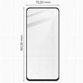 Pikkukuva 2 / 4: Bizon Glass Edge 2 karkaistusta lasista valmistettu Realme 12 4G -puhelimelle, musta kehys