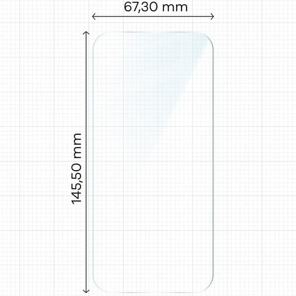 Bizon Glass Clear 2 härdat glas för iPhone 16 Pro