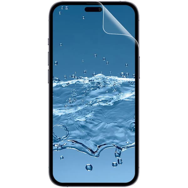 Bizon Glass Hydrogel Skärmskydd till iPhone 16 Pro, 2 st