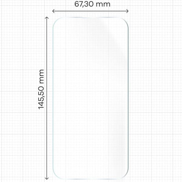 Bizon Glass Hydrogel Skärmskydd till iPhone 16 Pro, 2 st