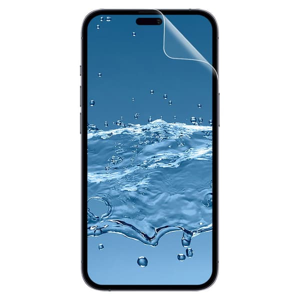 Bizon Glass Hydrogel Skärmskydd till iPhone 16 Pro Max, 2 st