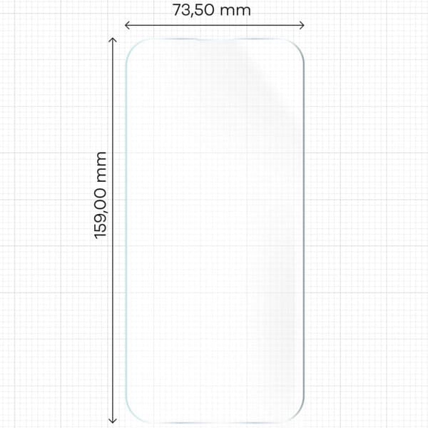 Bizon Glass Hydrogel Skärmskydd till iPhone 16 Pro Max, 2 st