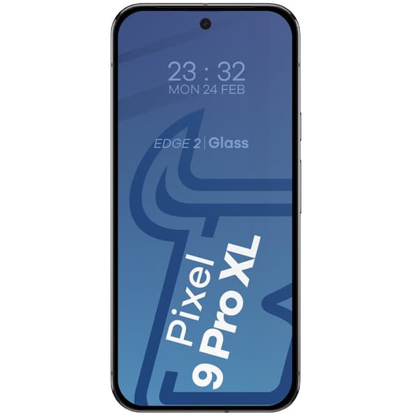 Bizon Glass Edge 2 Härdat Glas för Google Pixel 9 Pro XL, Svart Ram