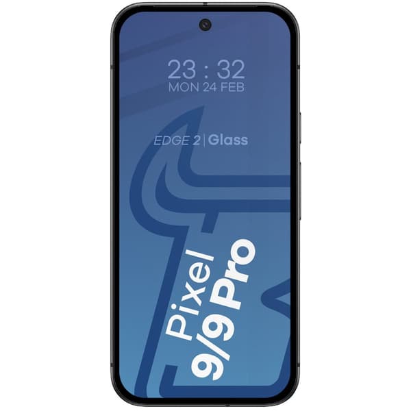 Bizon Glass Edge 2 Hærdet Glas til Google Pixel 9 / 9 Pro, Sort Ramme